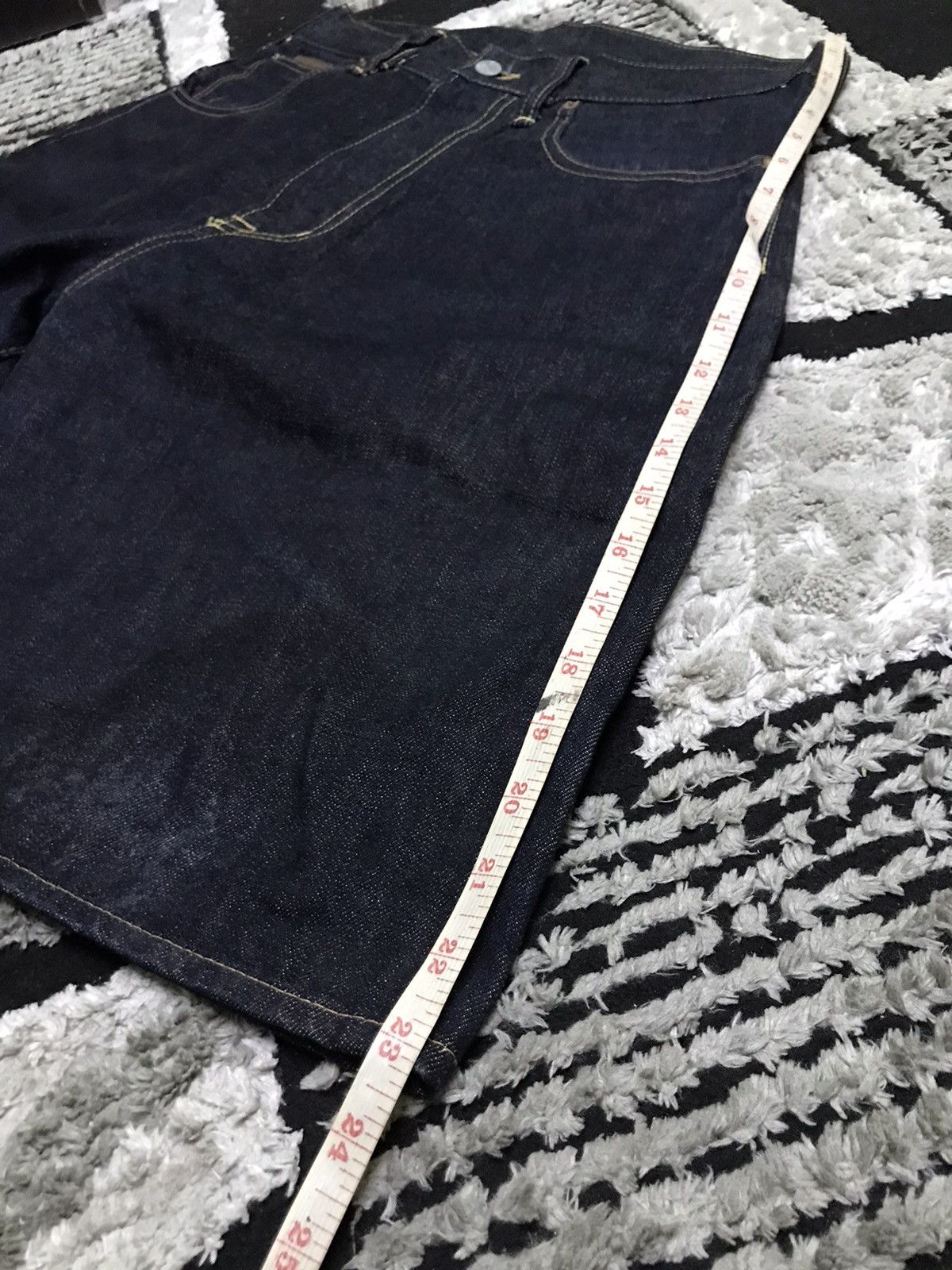 Vintage 🔥🔥Core fighter selvedge rigid denim short pants Size US 32 / EU 48 - 9 Thumbnail
