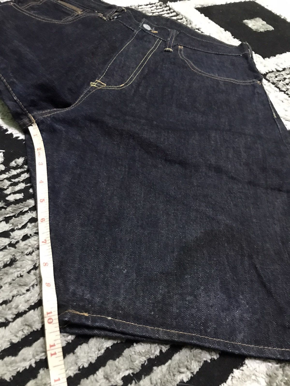Vintage 🔥🔥Core fighter selvedge rigid denim short pants Size US 32 / EU 48 - 11 Thumbnail