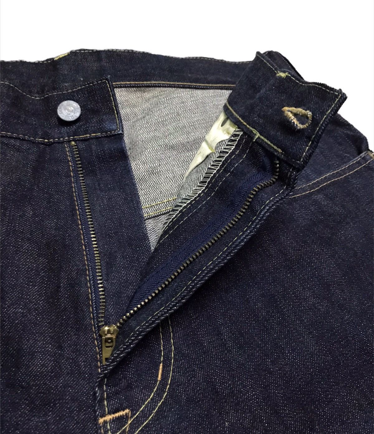 Vintage 🔥🔥Core fighter selvedge rigid denim short pants Size US 32 / EU 48 - 4 Thumbnail
