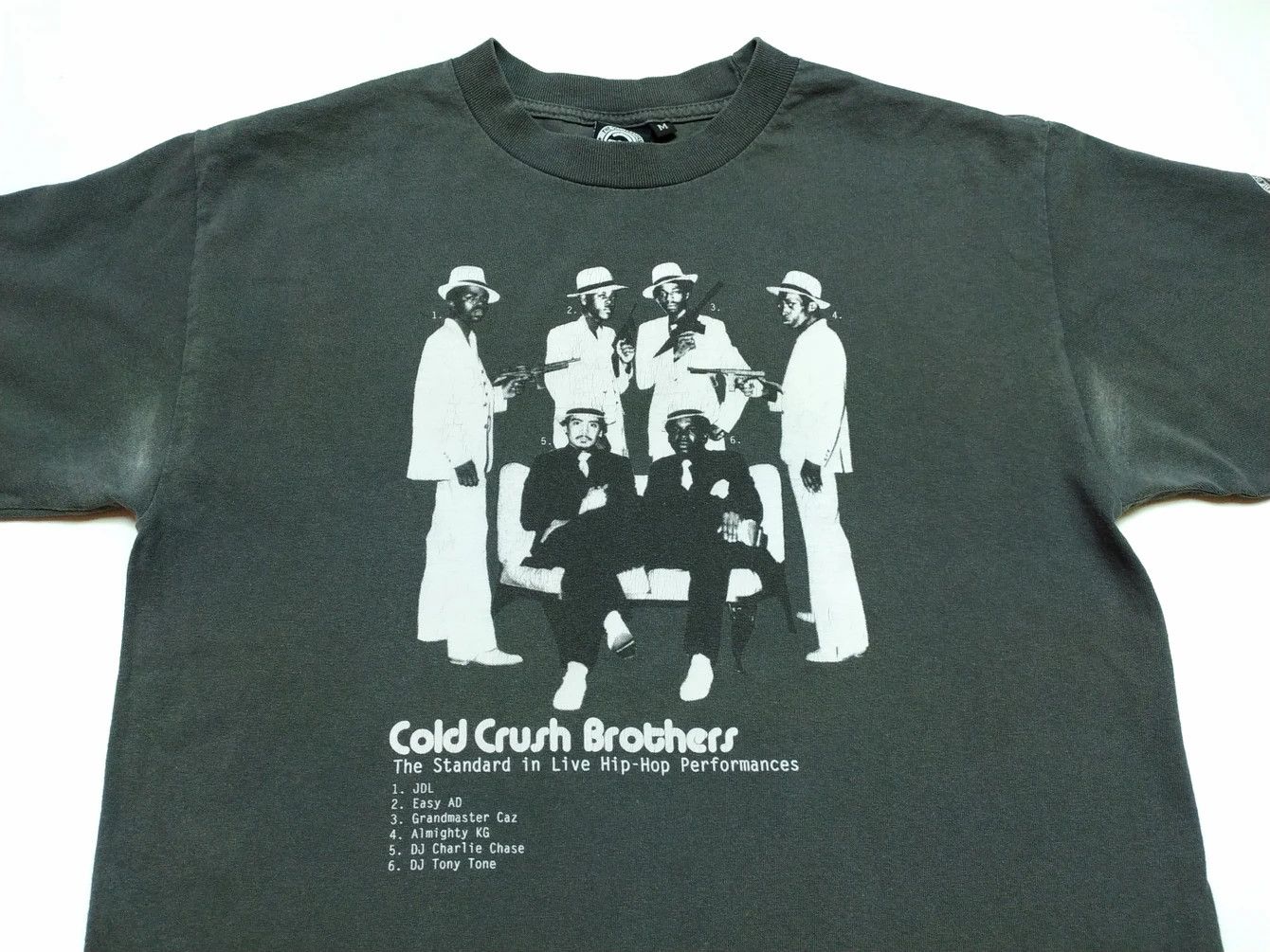 Vintage 90's The Cold Crush Brothers Band t-shirt Size US M / EU 48-50 / 2 - 1 Thumbnail