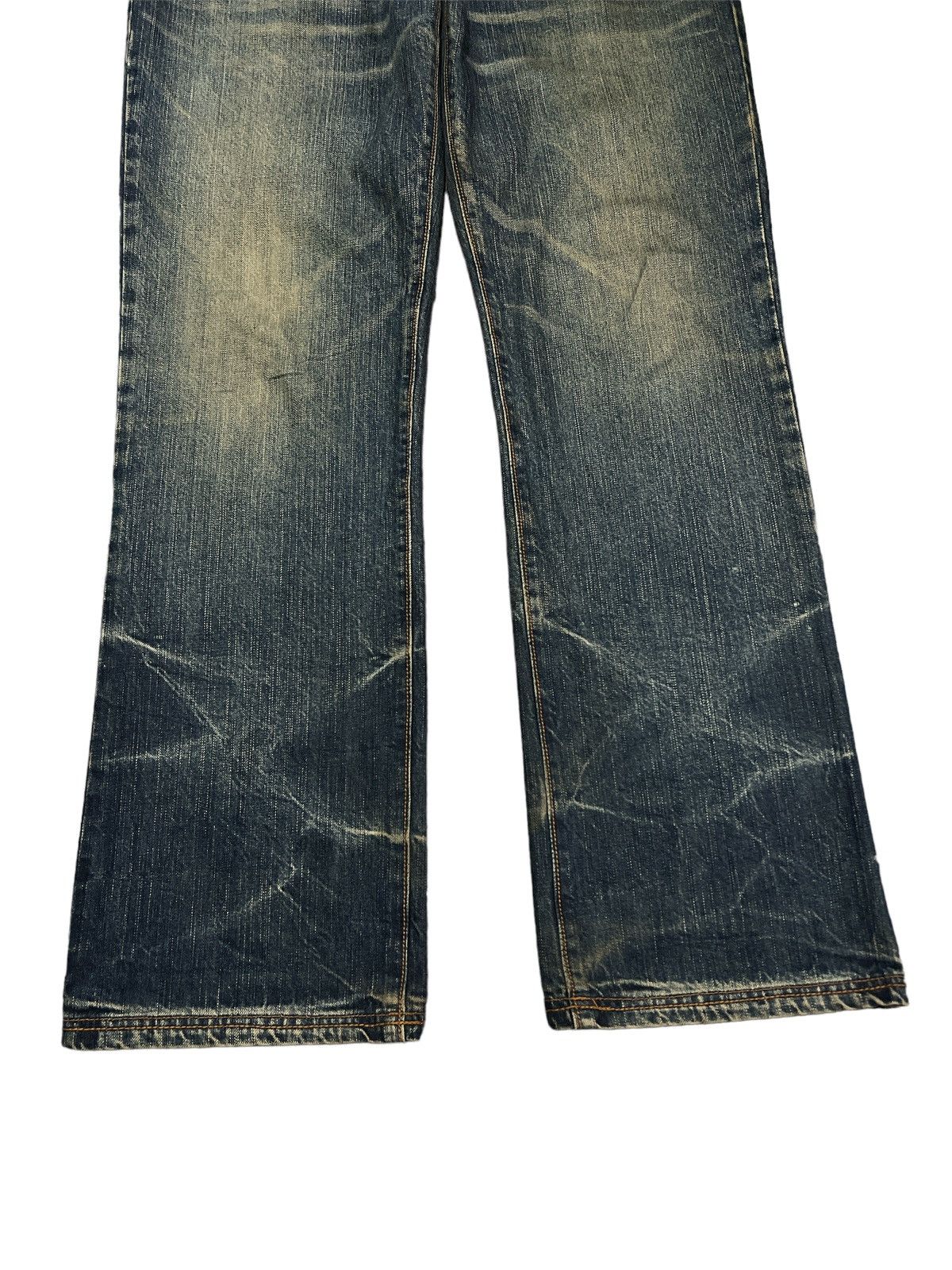 Japanese Brand RUSTY‼️DESIGN OF JAPAN DISTRESSED DENIM PANTS Size US 32 / EU 48 - 4 Thumbnail