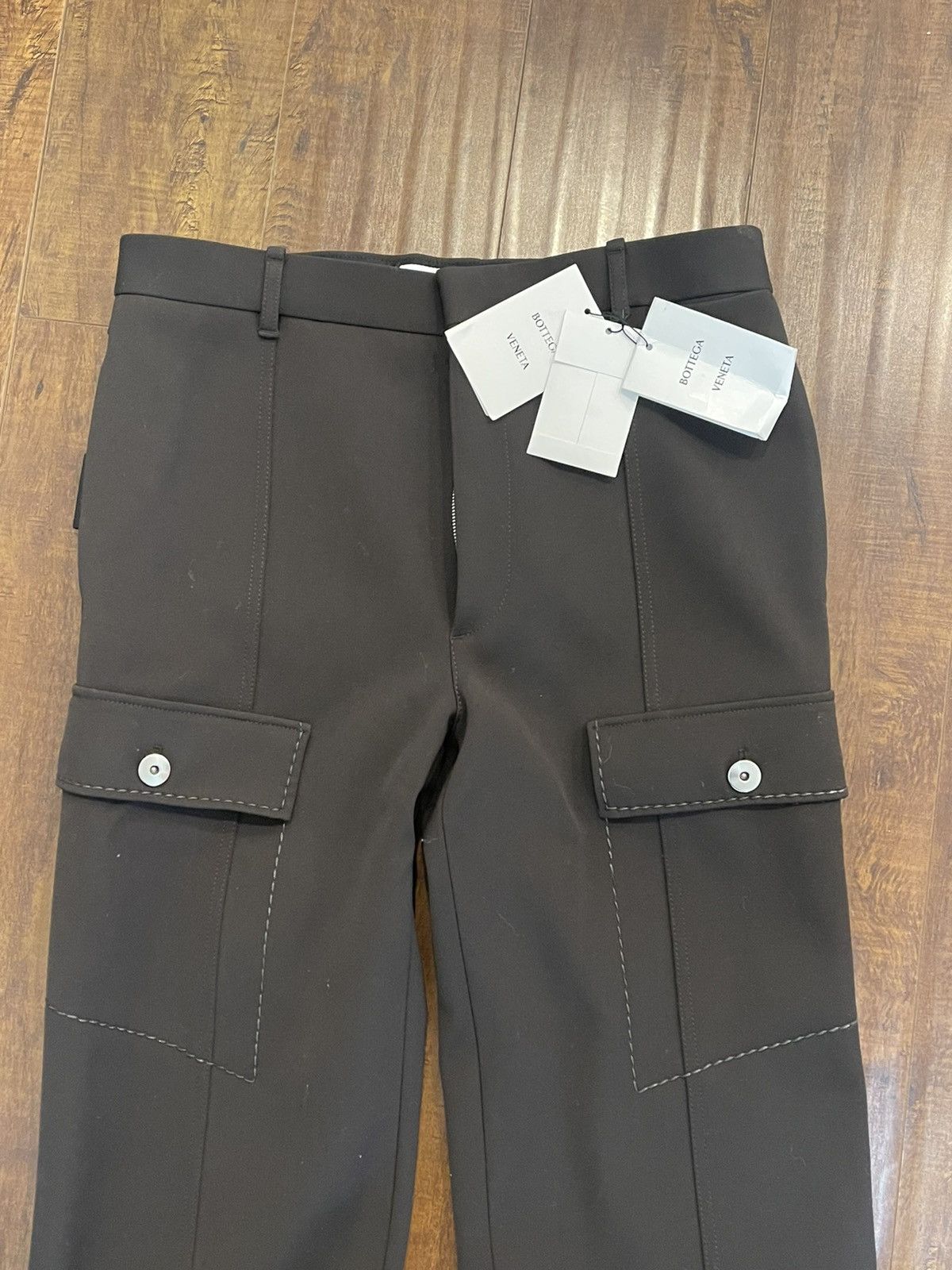 Bottega Veneta Bottega Veneta Double Cavalry Wool Trousers size 50 Size US 34 / EU 50 - 3 Thumbnail