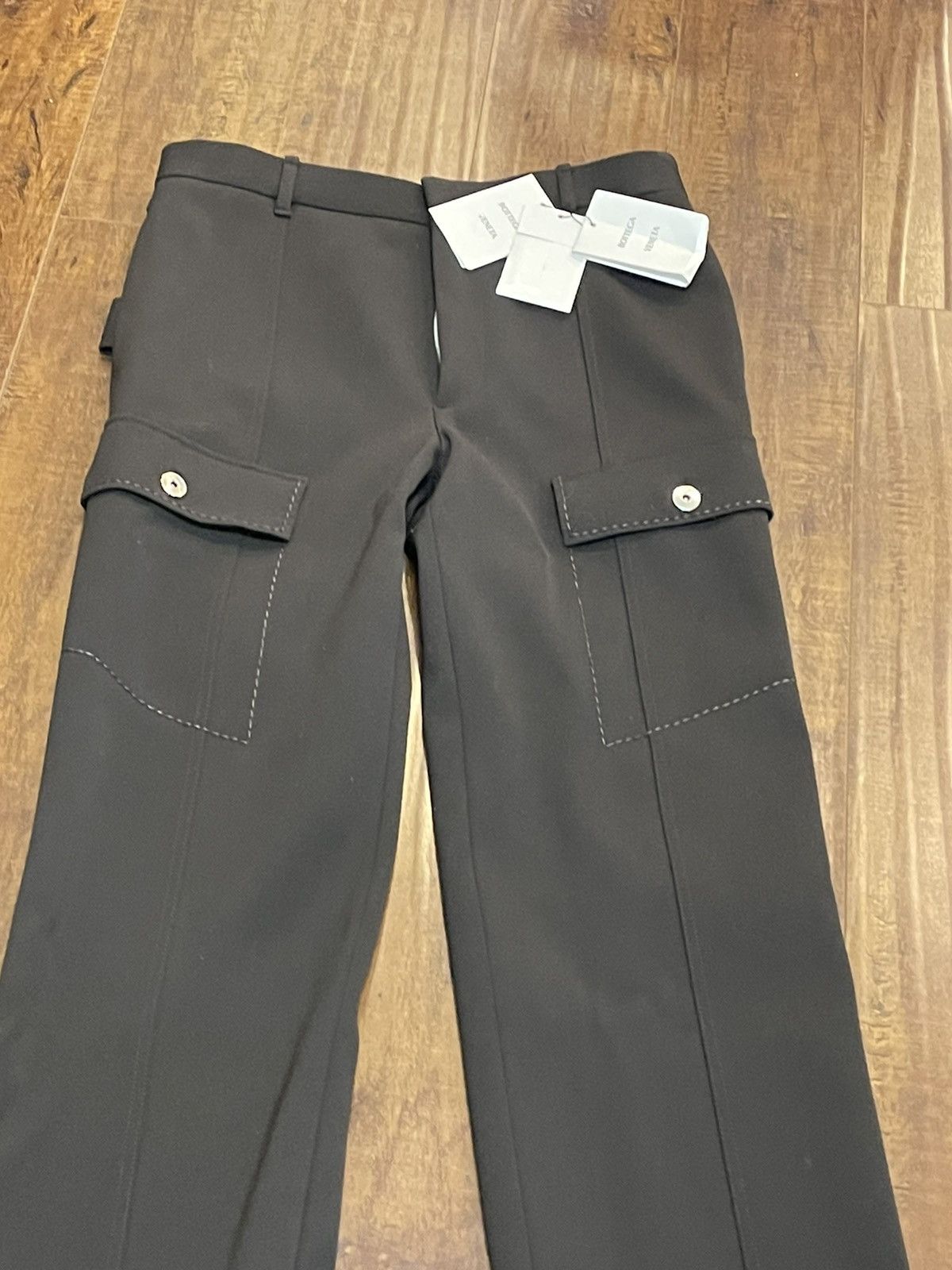 Bottega Veneta Bottega Veneta Double Cavalry Wool Trousers size 50 Size US 34 / EU 50 - 2 Thumbnail