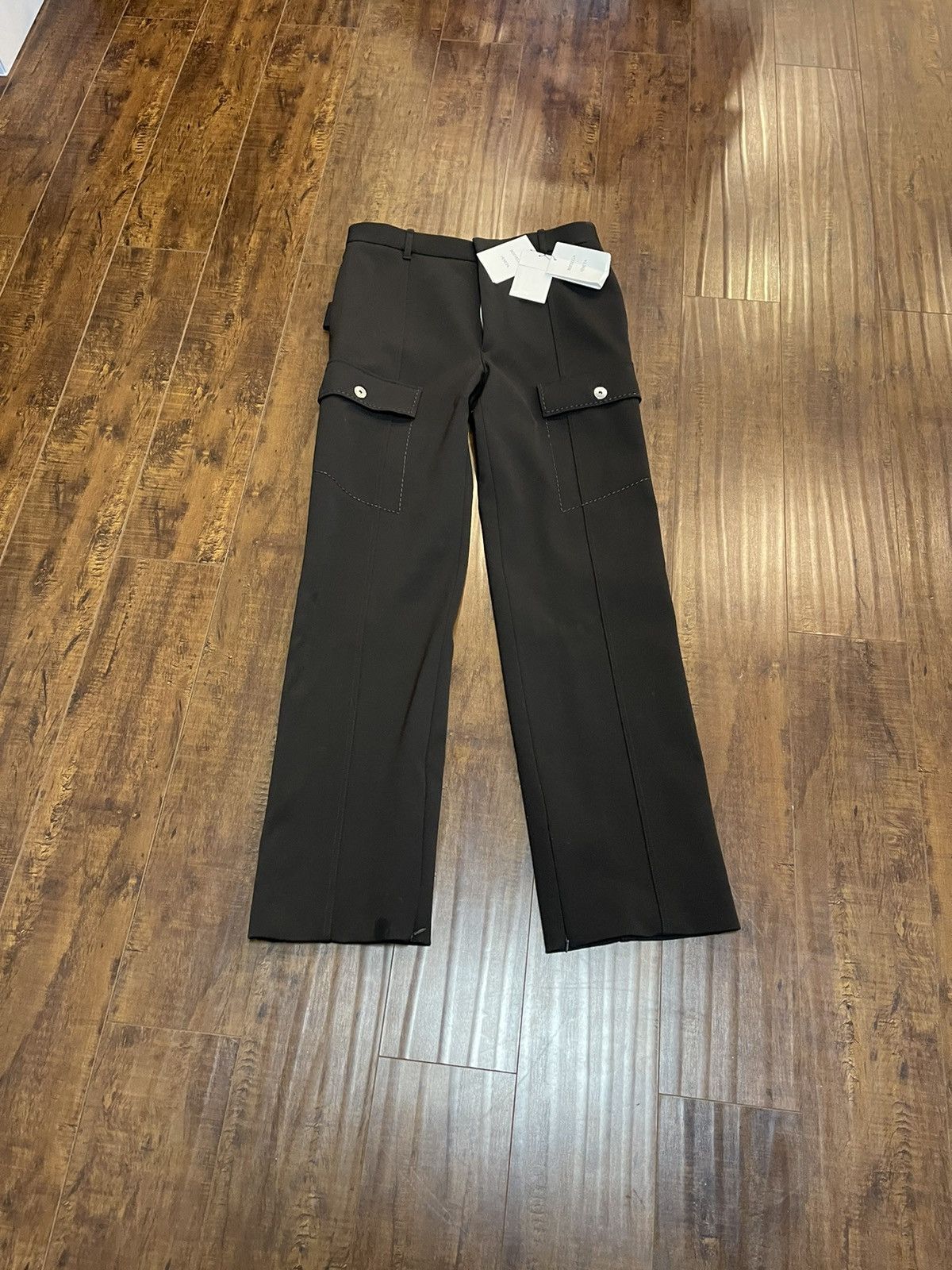 Bottega Veneta Bottega Veneta Double Cavalry Wool Trousers size 50 Size US 34 / EU 50 - 1 Thumbnail