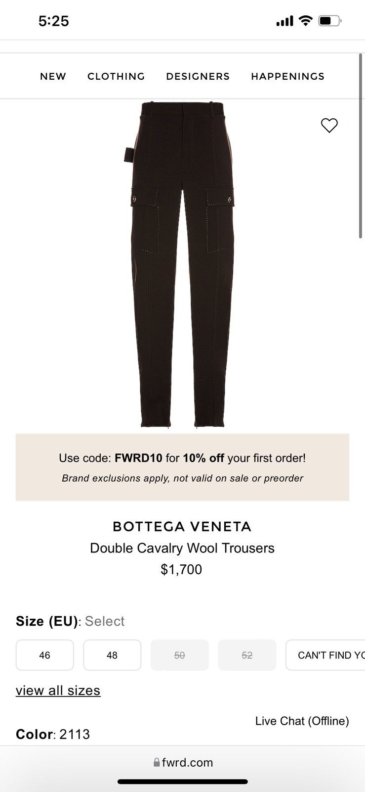 Bottega Veneta Bottega Veneta Double Cavalry Wool Trousers size 50 Size US 34 / EU 50 - 17 Thumbnail