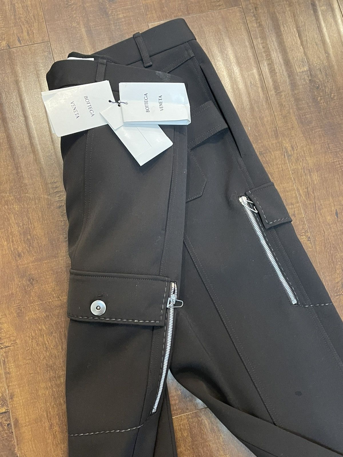 Bottega Veneta Bottega Veneta Double Cavalry Wool Trousers size 50 Size US 34 / EU 50 - 15 Thumbnail