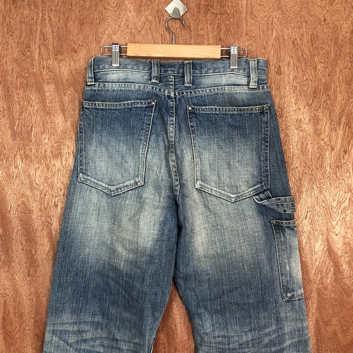 HARE DLL Hare Blue Japan faded denim Jeans #2125 Size US 29 - 9 Thumbnail