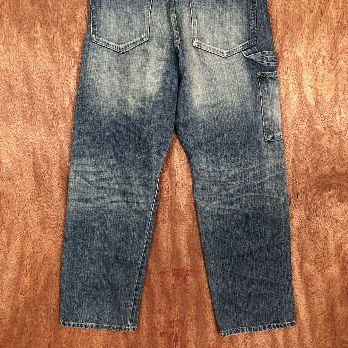 HARE DLL Hare Blue Japan faded denim Jeans #2125 Size US 29 - 10 Thumbnail