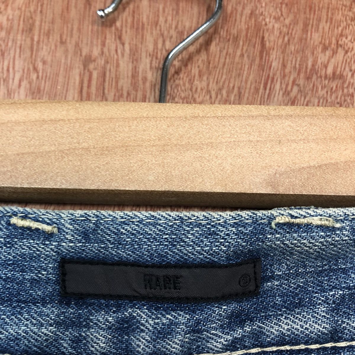 HARE DLL Hare Blue Japan faded denim Jeans #2125 Size US 29 - 11 Thumbnail
