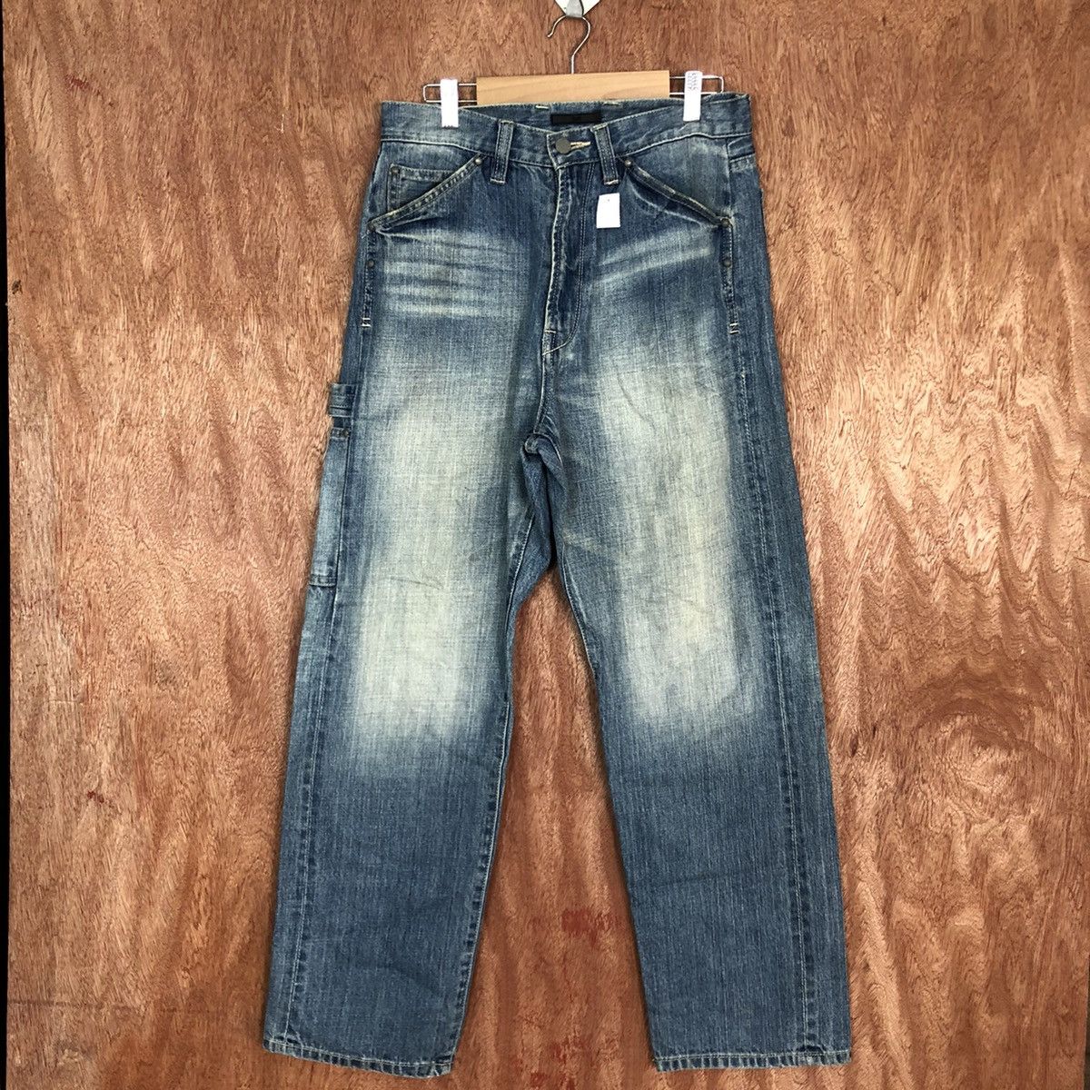 HARE DLL Hare Blue Japan faded denim Jeans #2125 Size US 29 - 1 Thumbnail