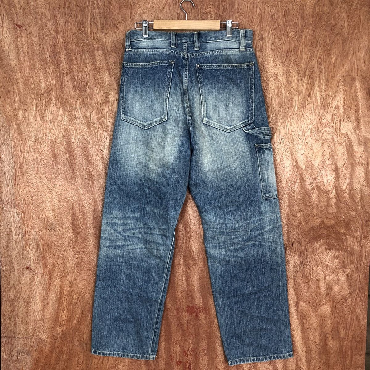 HARE DLL Hare Blue Japan faded denim Jeans #2125 Size US 29 - 8 Thumbnail