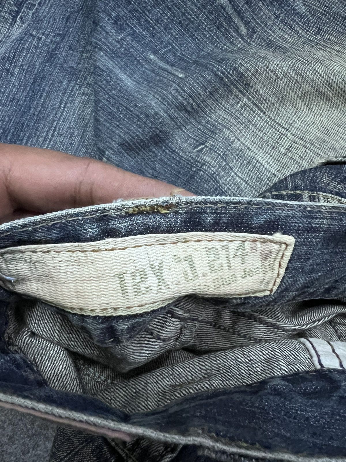 Japanese Brand BAGGY💥VINTAGE Y2K T2X DISTRESSED DENIM PANT Size US 30 / EU 46 - 10 Thumbnail