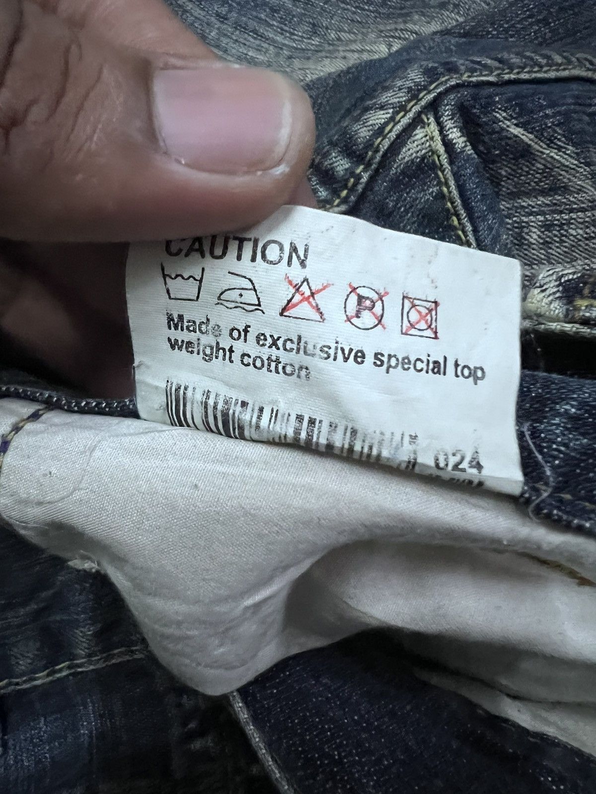 Japanese Brand BAGGY💥VINTAGE Y2K T2X DISTRESSED DENIM PANT Size US 30 / EU 46 - 11 Thumbnail