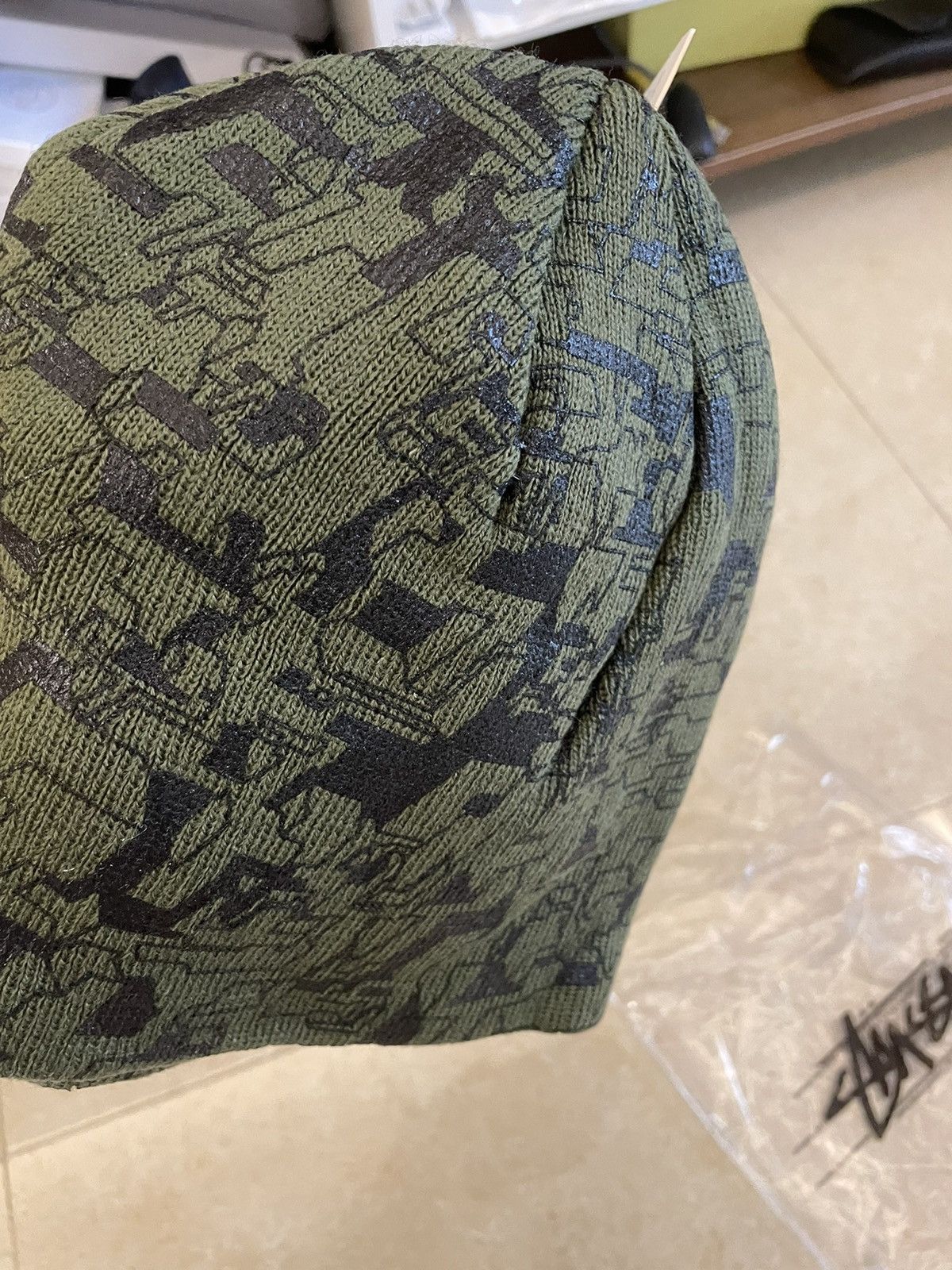 Stussy UNWORN* Stussy all over print beanie Size ONE SIZE - 5 Thumbnail
