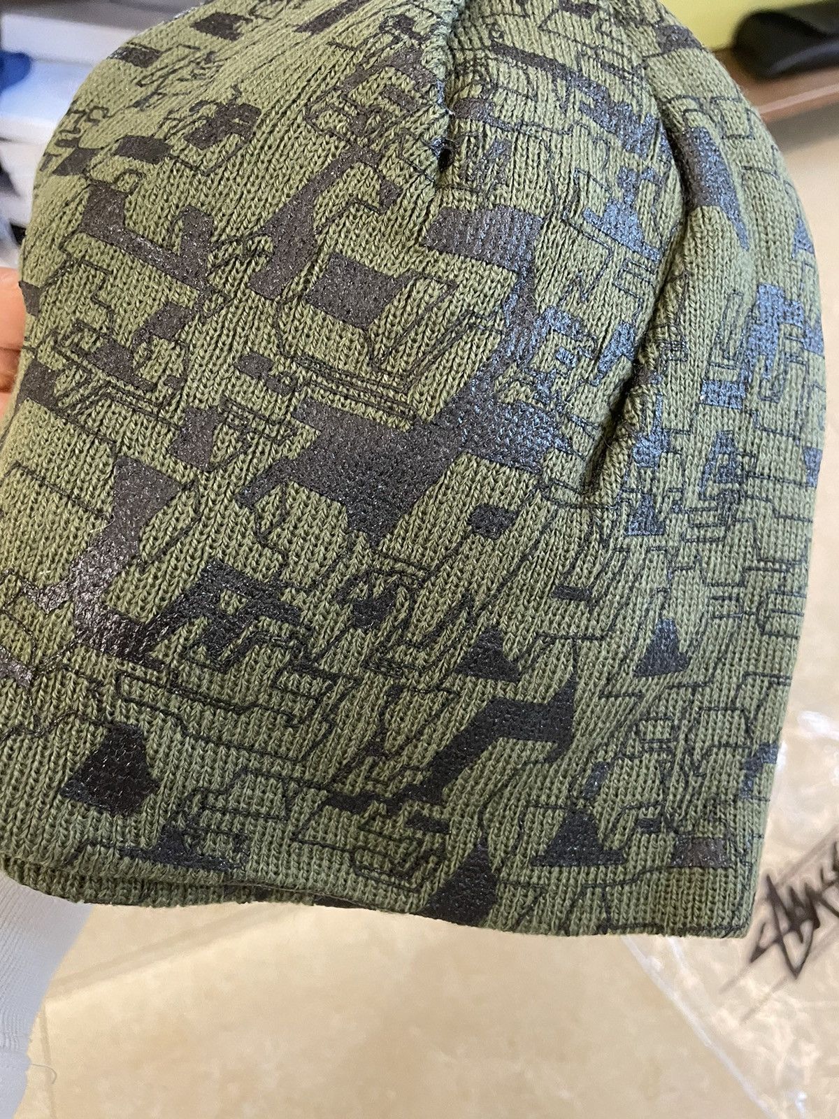Stussy UNWORN* Stussy all over print beanie Size ONE SIZE - 4 Thumbnail