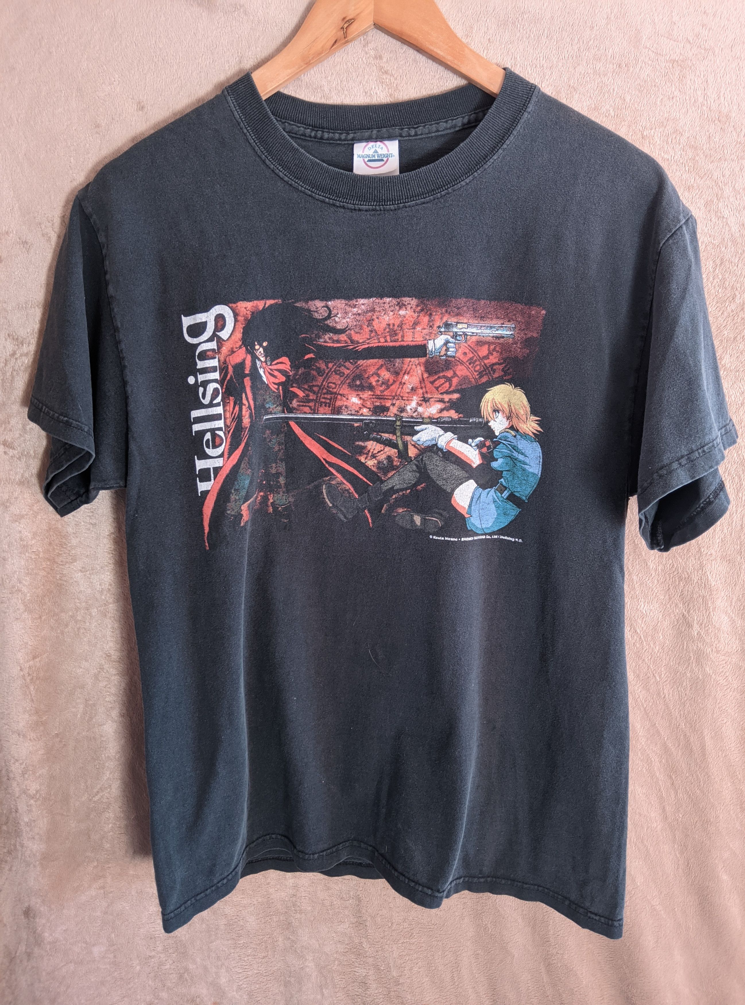 Rare × Vintage vintage hellsing anime t shirt | Grailed