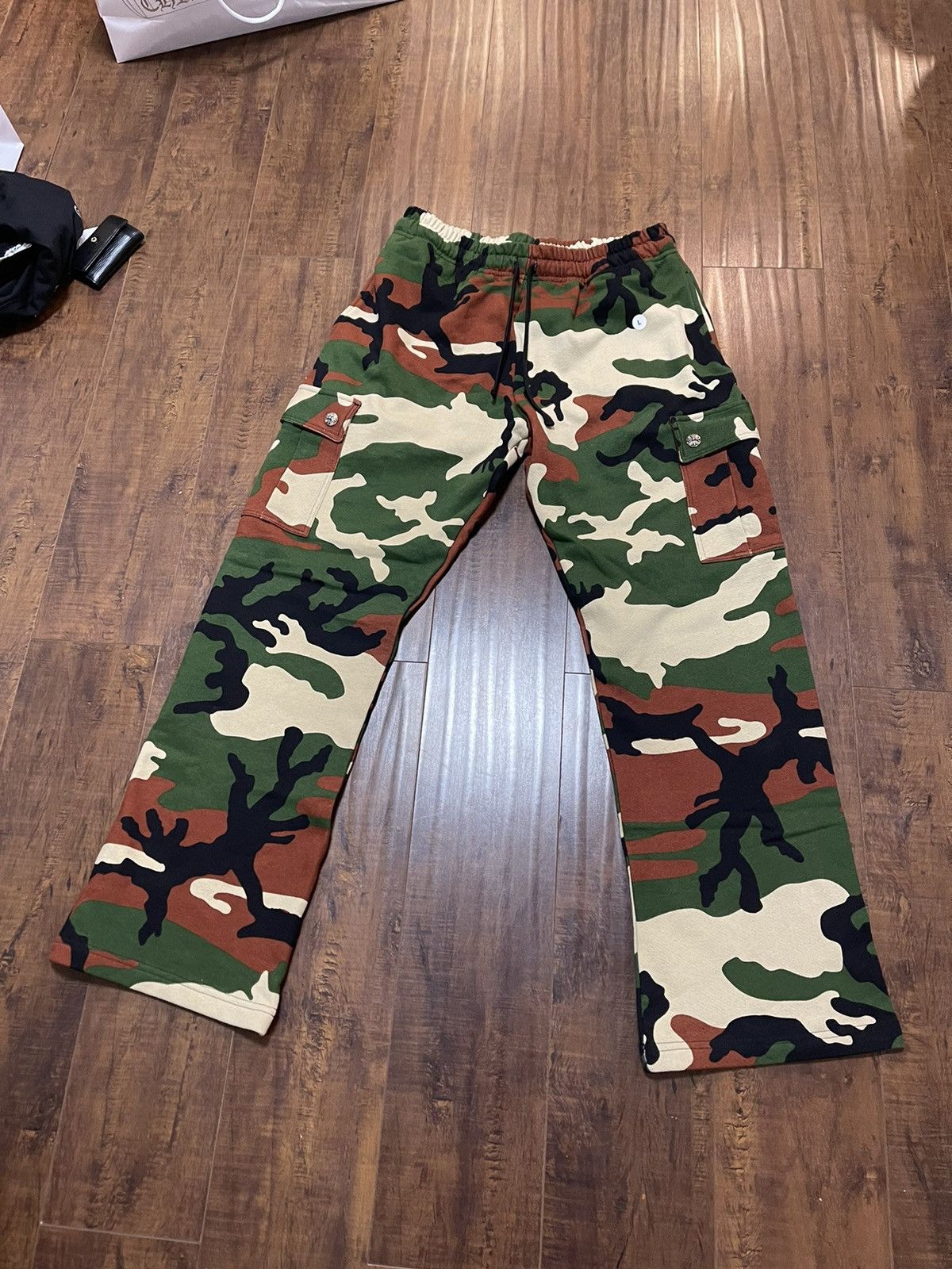 Chrome Hearts Chrome Hearts Camouflage Cargo Sweatpants by Matty Boy ...