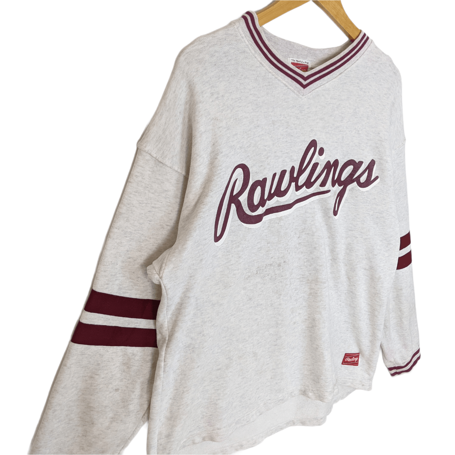 Japanese Brand ROWLING Big Spell Out Logo Hip Hop Rap Jumper Sweatshirt Size US L / EU 52-54 / 3 - 3 Thumbnail