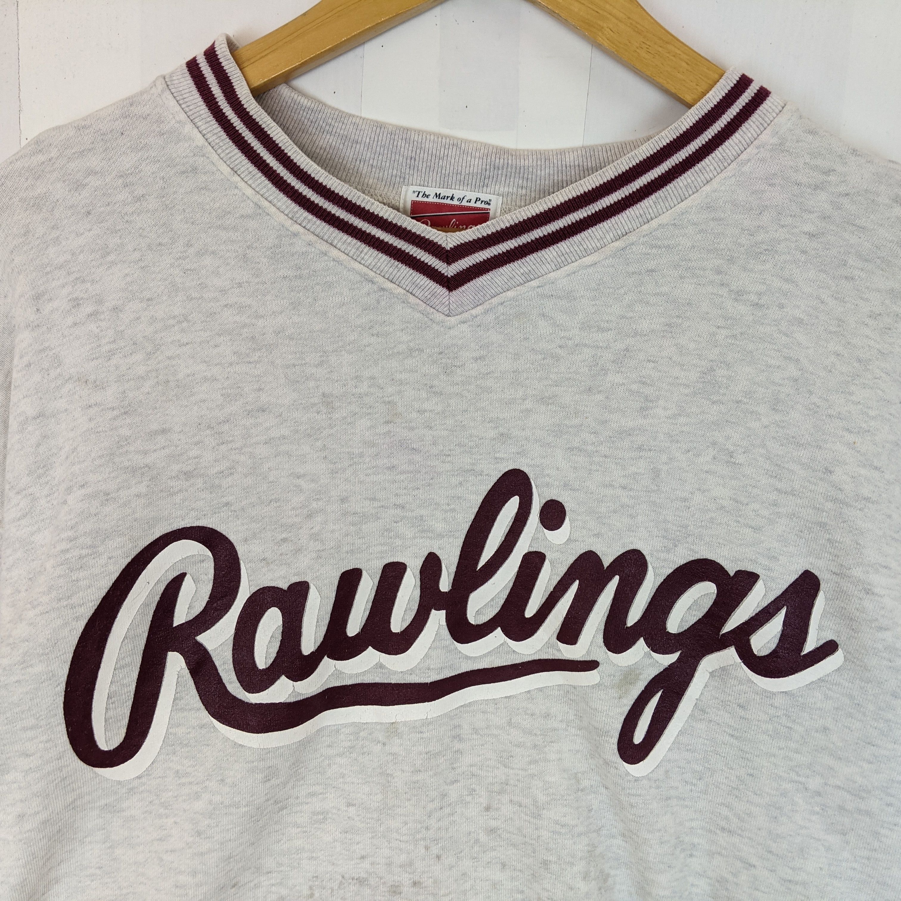 Japanese Brand ROWLING Big Spell Out Logo Hip Hop Rap Jumper Sweatshirt Size US L / EU 52-54 / 3 - 4 Thumbnail