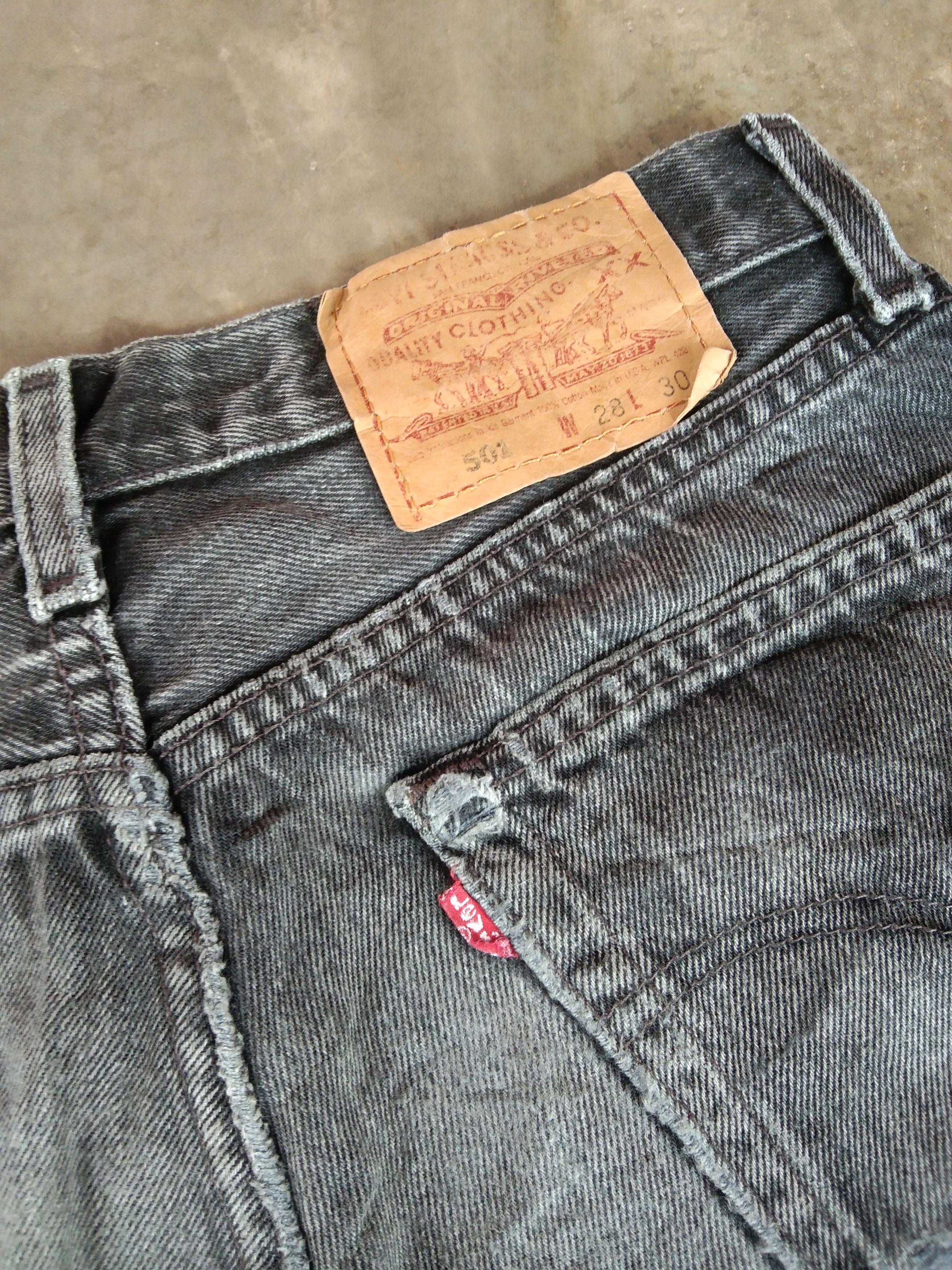 Levi's 90s Vintage Levi's 501 Made In USA Distressed Jeans 28x30 Size US 28 / EU 44 - 4 Thumbnail