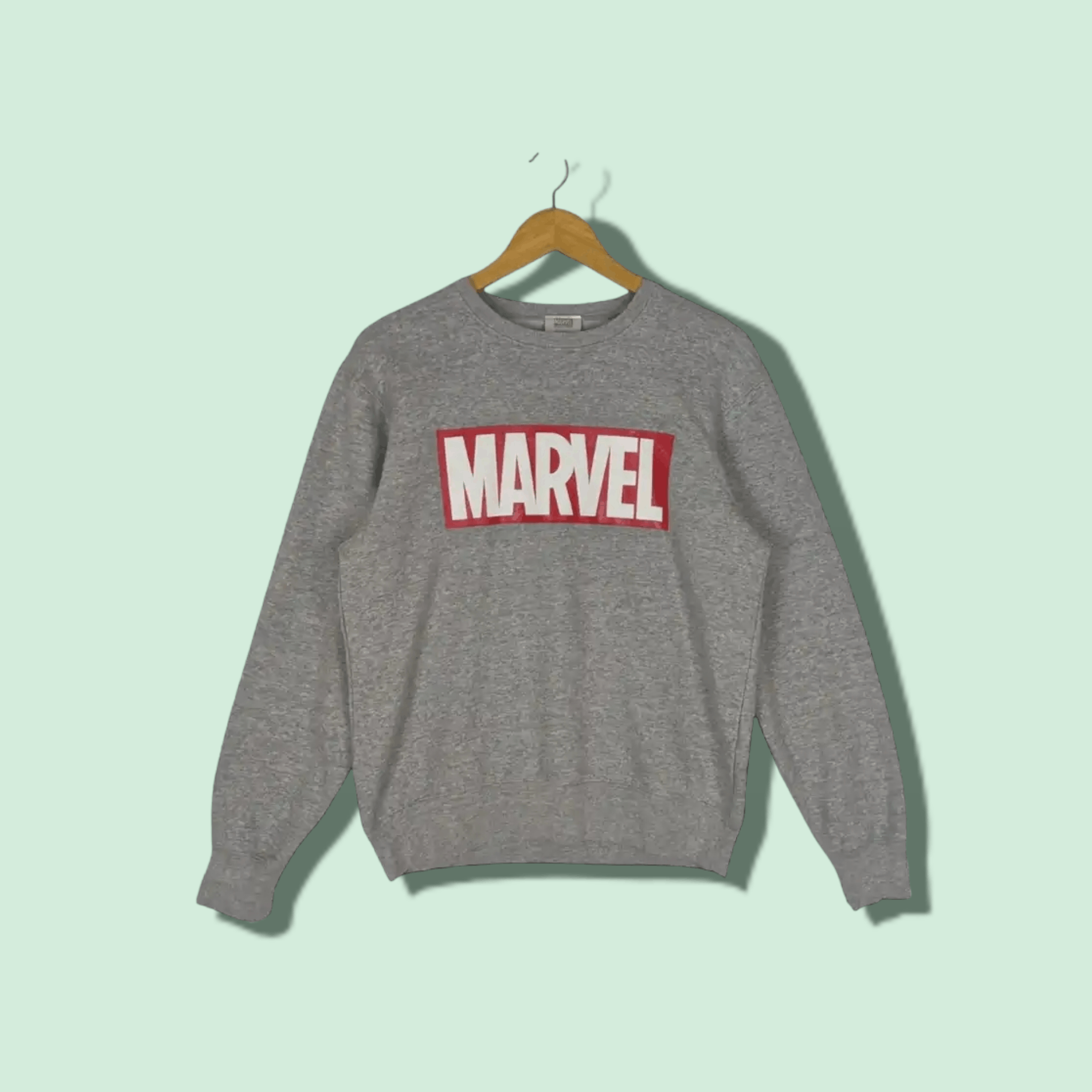 Marvel Comics MARVEL Box Logo Jumper Sweatshirt Size US M / EU 48-50 / 2 - 1 Thumbnail