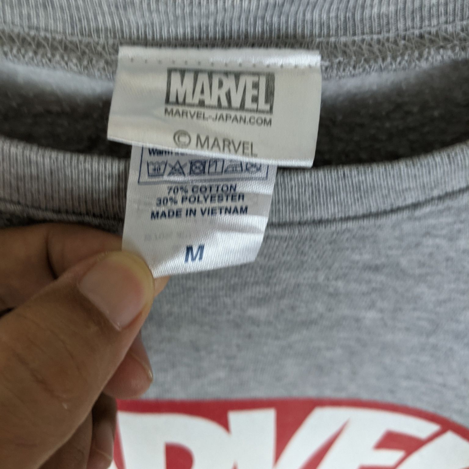 Marvel Comics MARVEL Box Logo Jumper Sweatshirt Size US M / EU 48-50 / 2 - 8 Thumbnail
