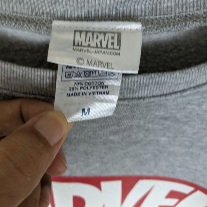 Marvel Comics MARVEL Box Logo Jumper Sweatshirt | Grailed