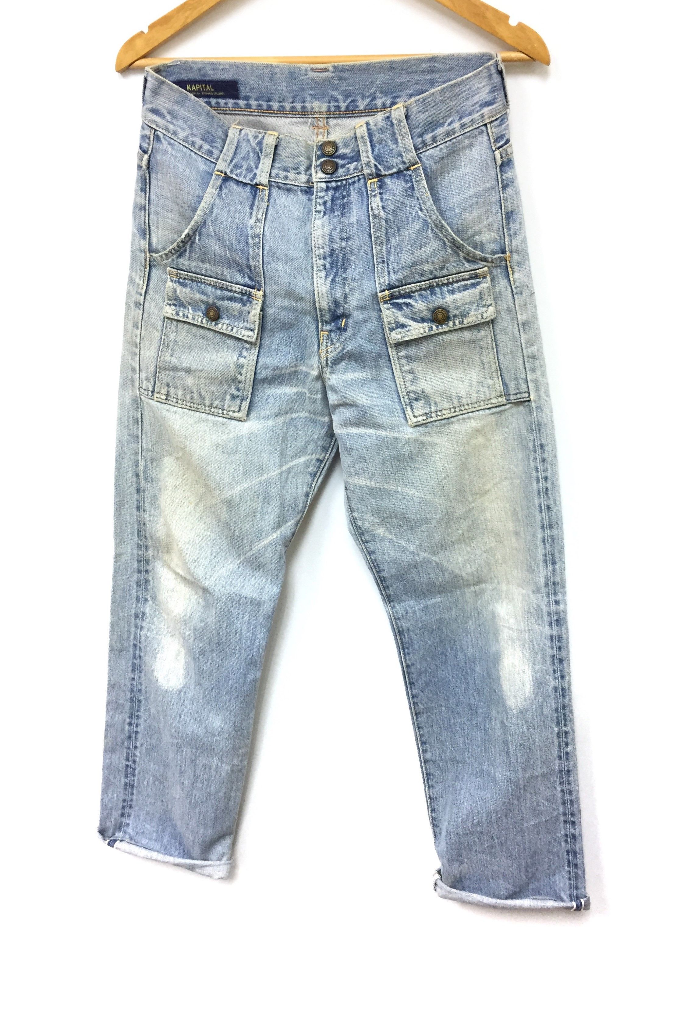 Kapital KAPITAL selvedge special Hand Made Bush Pants denim Size US 30 / EU 46 - 2 Thumbnail