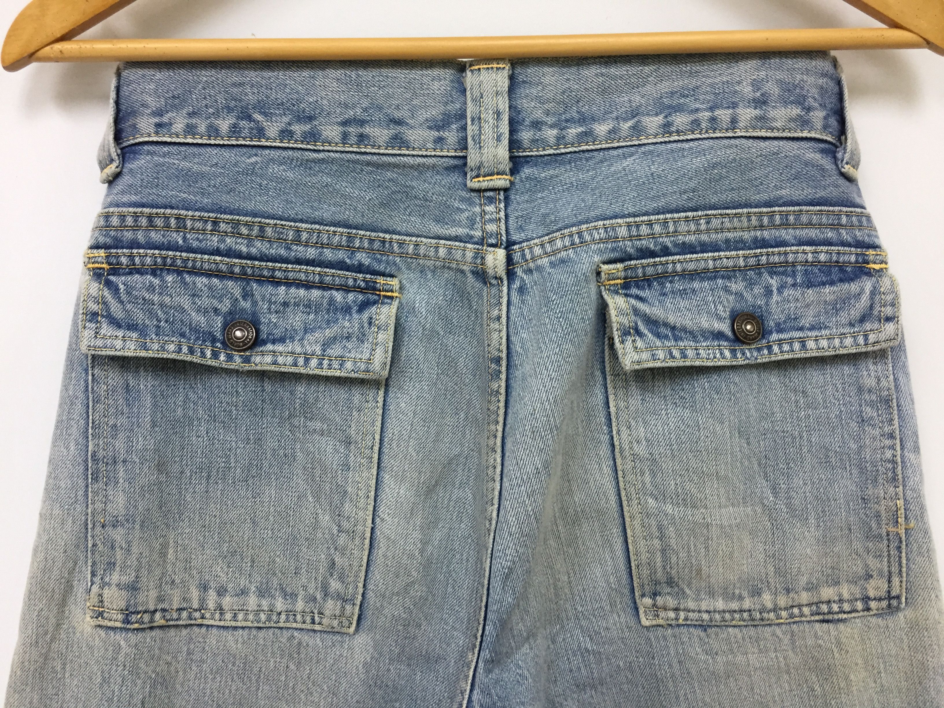 Kapital KAPITAL selvedge special Hand Made Bush Pants denim Size US 30 / EU 46 - 12 Thumbnail