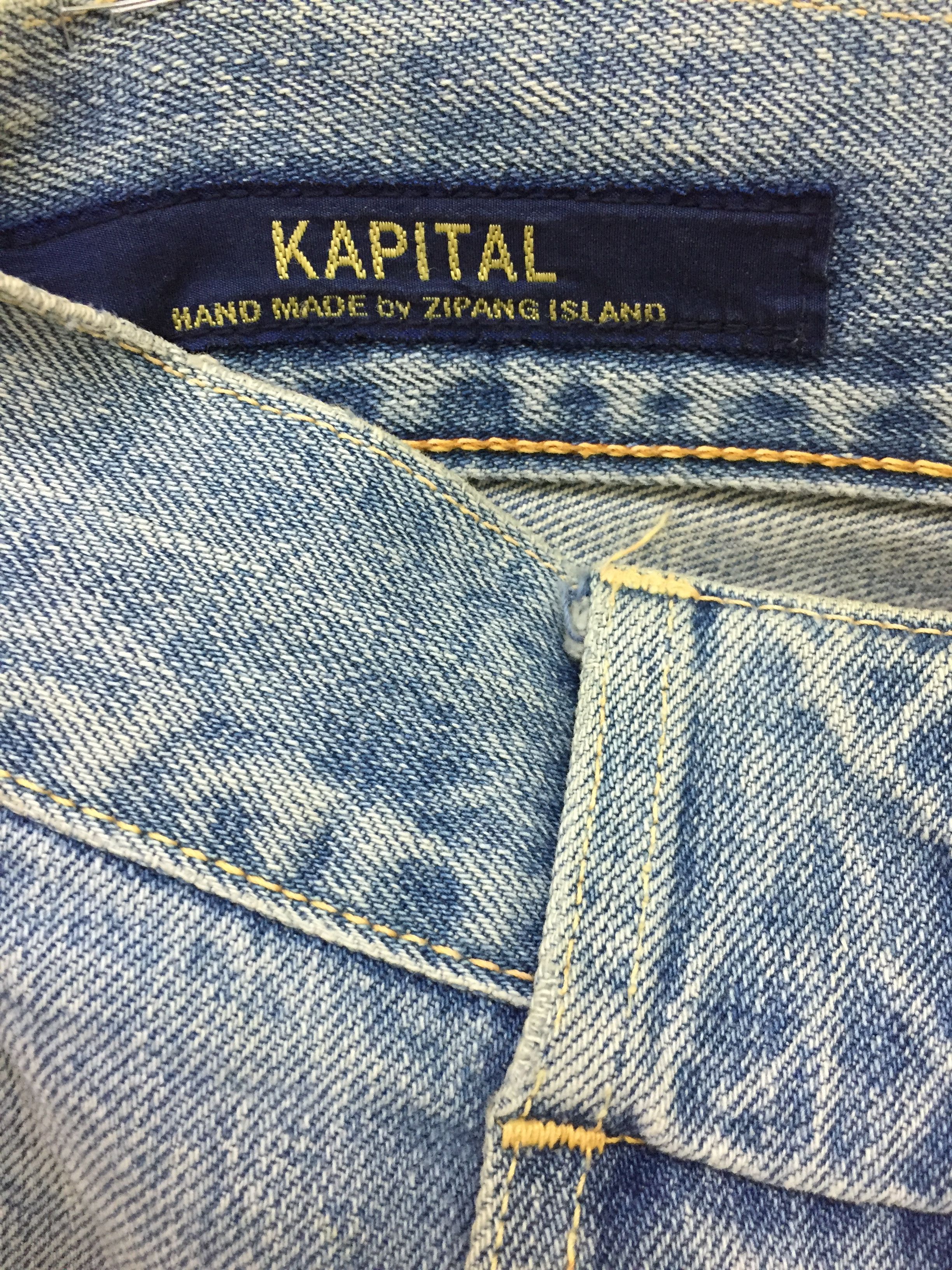 Kapital KAPITAL selvedge special Hand Made Bush Pants denim Size US 30 / EU 46 - 15 Thumbnail