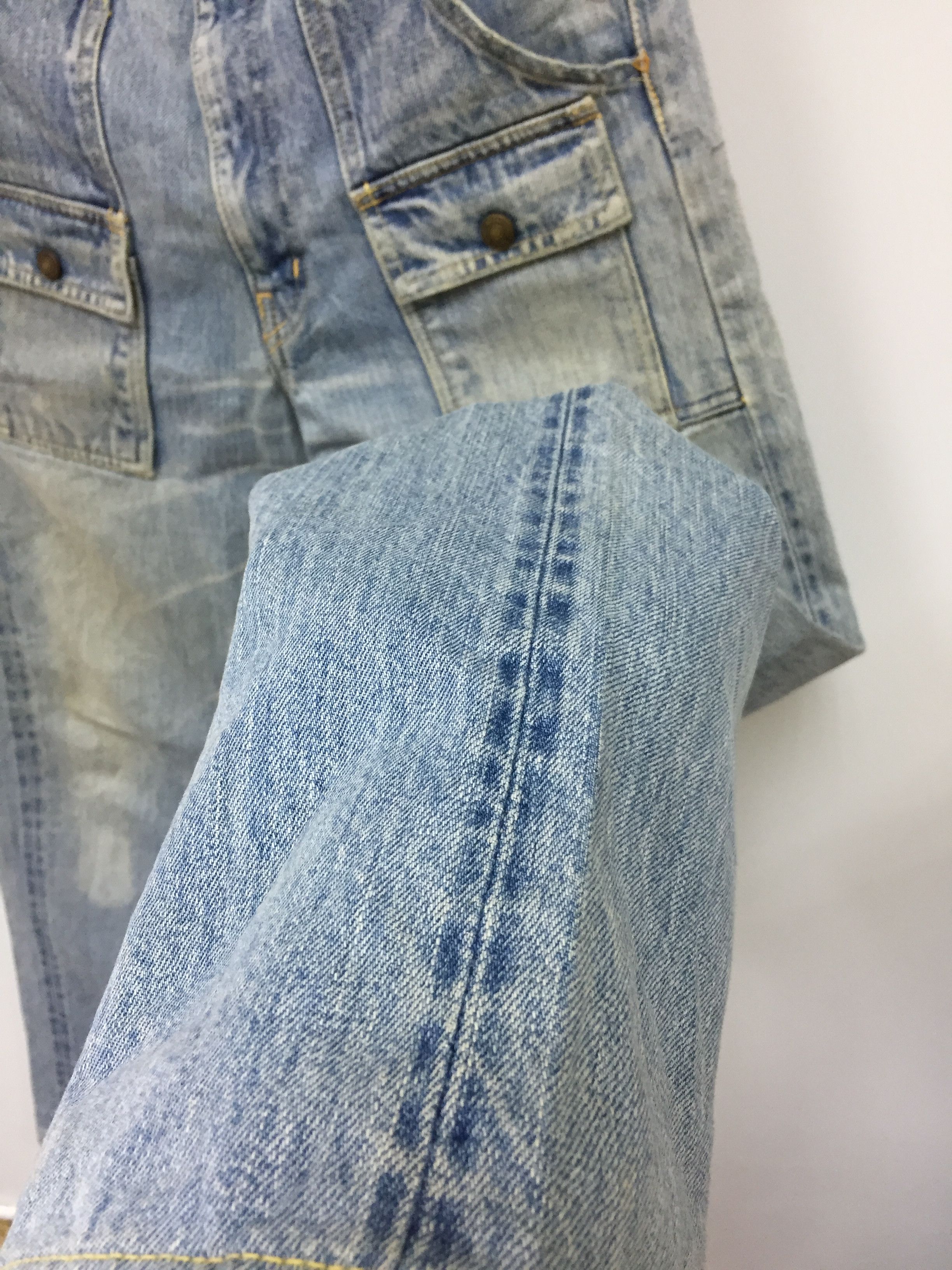 Kapital KAPITAL selvedge special Hand Made Bush Pants denim Size US 30 / EU 46 - 7 Thumbnail