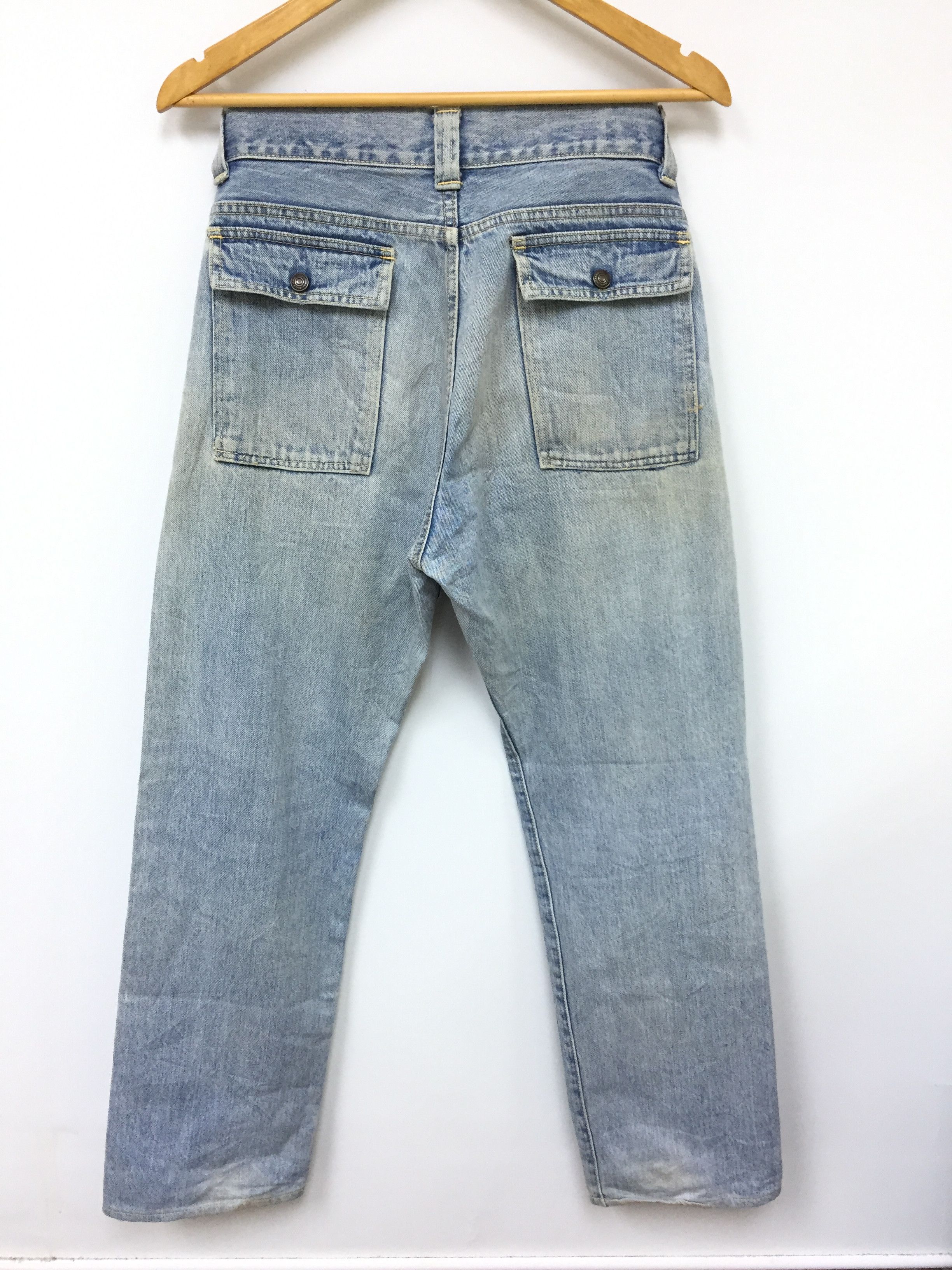 Kapital KAPITAL selvedge special Hand Made Bush Pants denim Size US 30 / EU 46 - 11 Thumbnail
