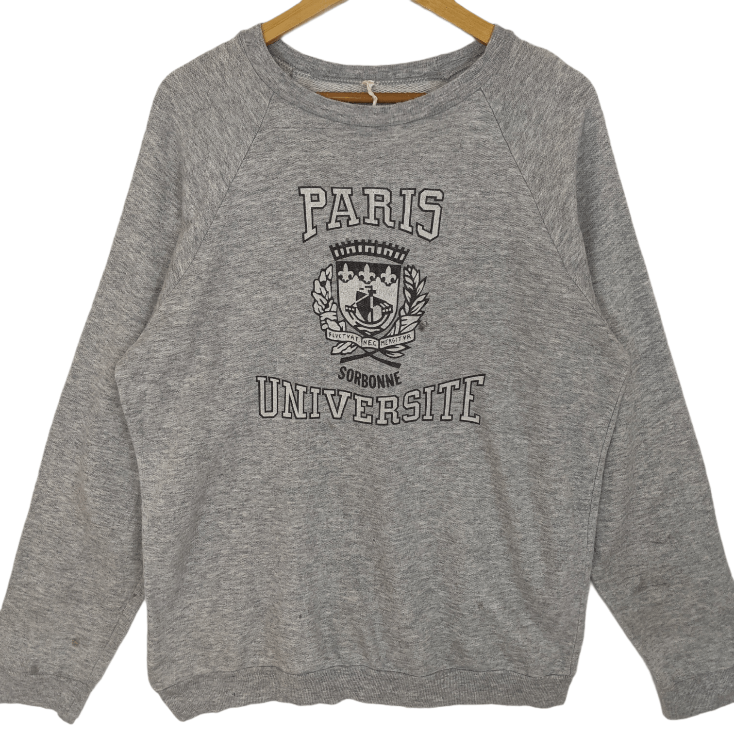 Vintage Vintage PARIS UNIVERSITE Jumper Sweatshirt Size US L / EU 52-54 / 3 - 2 Thumbnail