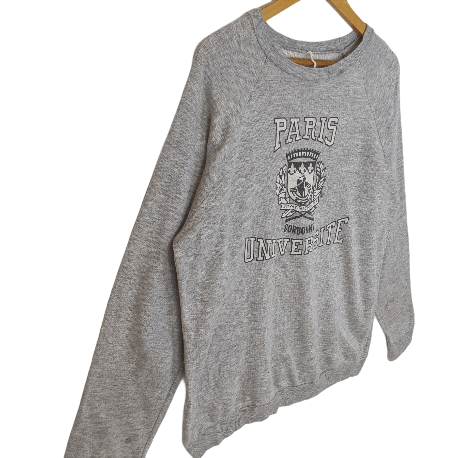 Vintage Vintage PARIS UNIVERSITE Jumper Sweatshirt Size US L / EU 52-54 / 3 - 3 Thumbnail
