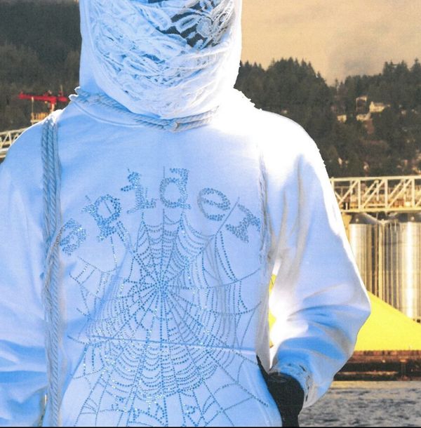 Young Thug SP5DER OG Rhinestone Logo Hoodie | Grailed