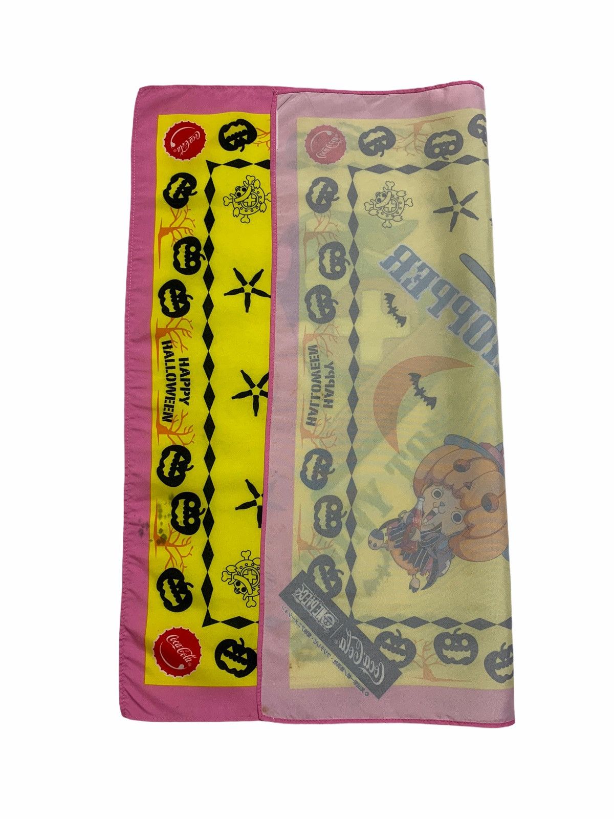 Anime one piece coca cola handkerchief neckerchief scarf Size ONE SIZE - 3 Thumbnail