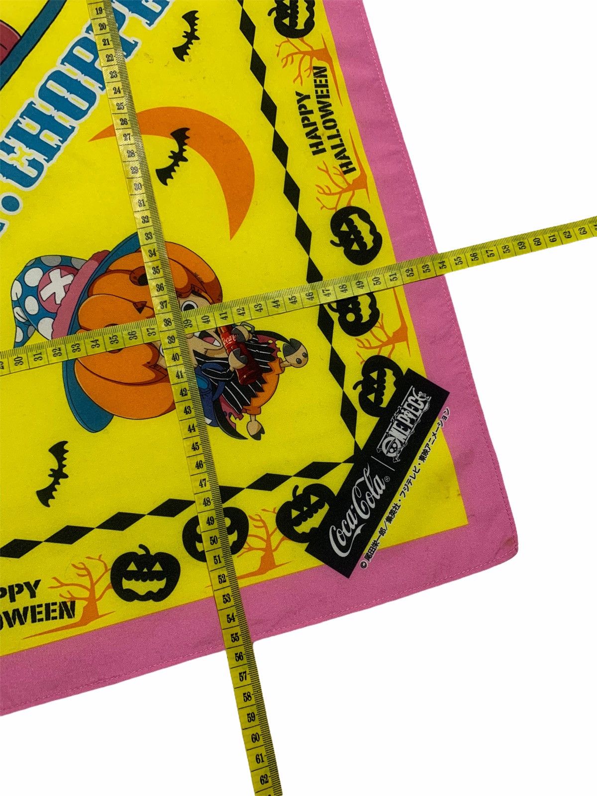 Anime one piece coca cola handkerchief neckerchief scarf Size ONE SIZE - 4 Thumbnail