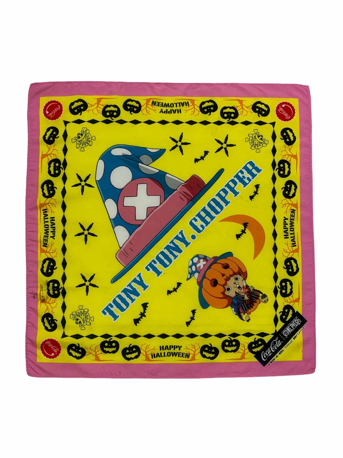 Anime one piece coca cola handkerchief neckerchief scarf Size ONE SIZE - 1 Thumbnail