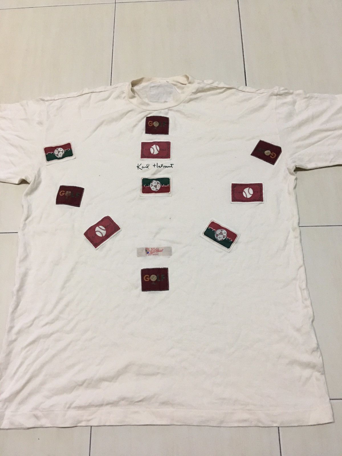 Japanese Brand × Karl Helmut Japanese Brand X Karl Helmut Patch shirt Size US L / EU 52-54 / 3 - 3 Thumbnail