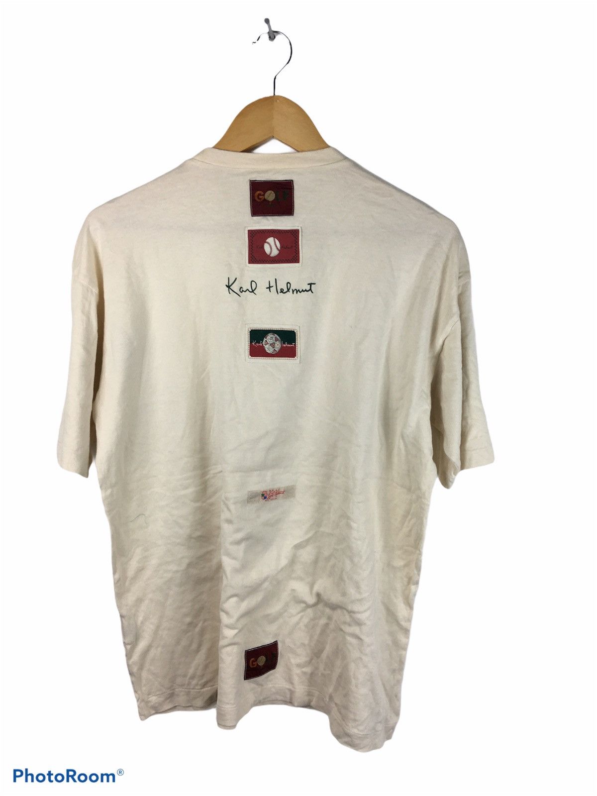 Japanese Brand × Karl Helmut Japanese Brand X Karl Helmut Patch shirt Size US L / EU 52-54 / 3 - 2 Thumbnail