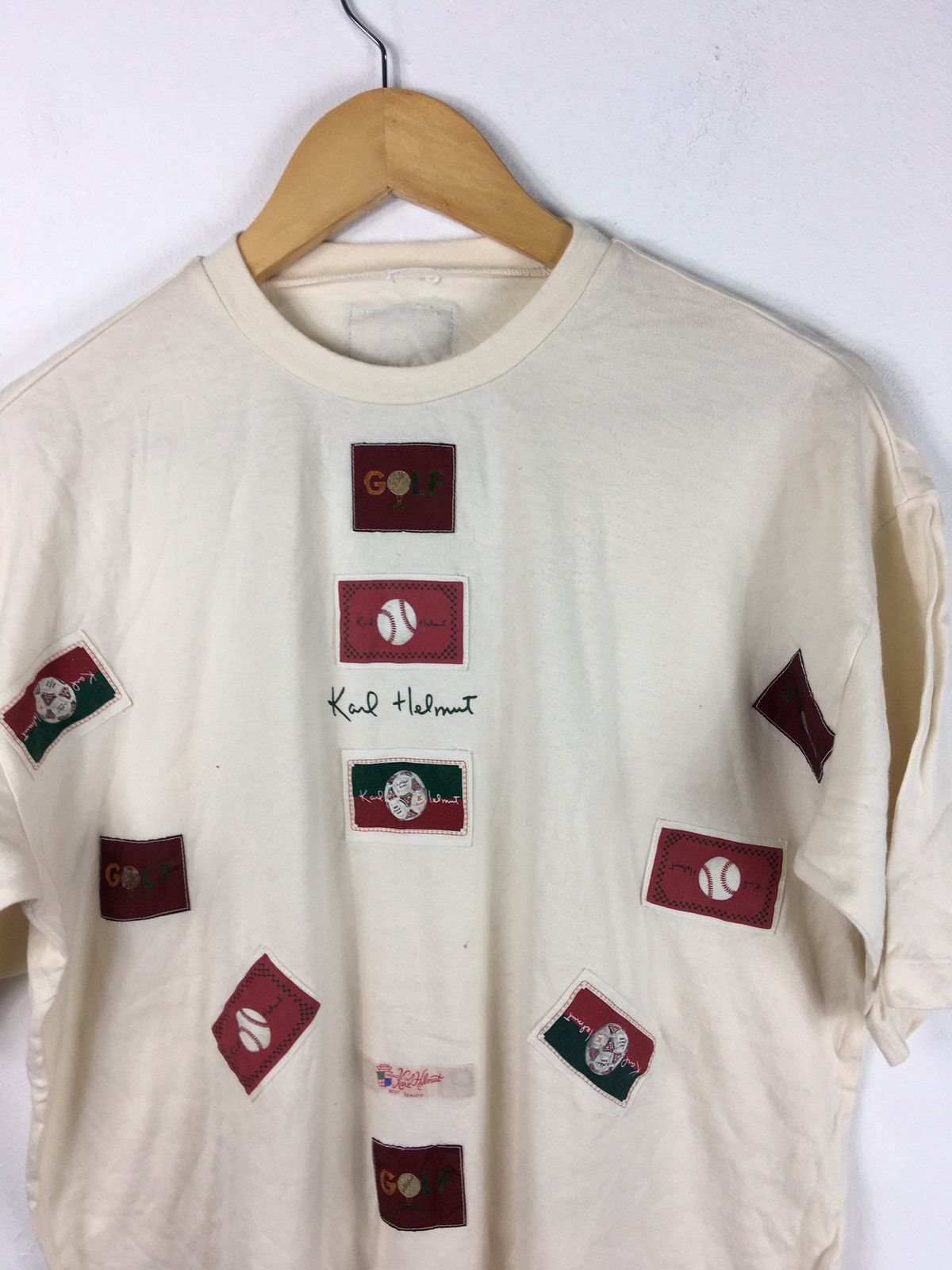 Japanese Brand × Karl Helmut Japanese Brand X Karl Helmut Patch shirt Size US L / EU 52-54 / 3 - 7 Thumbnail