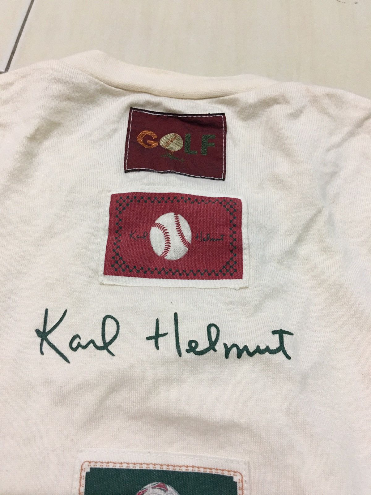 Japanese Brand × Karl Helmut Japanese Brand X Karl Helmut Patch shirt Size US L / EU 52-54 / 3 - 5 Thumbnail