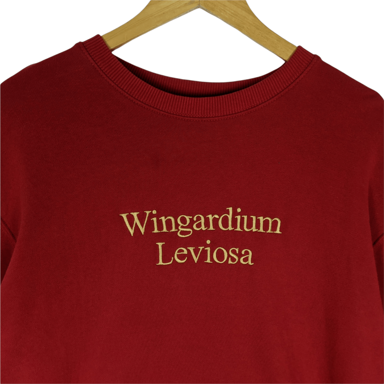 Disney HARRY PORTER Wingardium Leviosa Spell Out Jumper Sweatshirt Size US XL / EU 56 / 4 - 3 Thumbnail