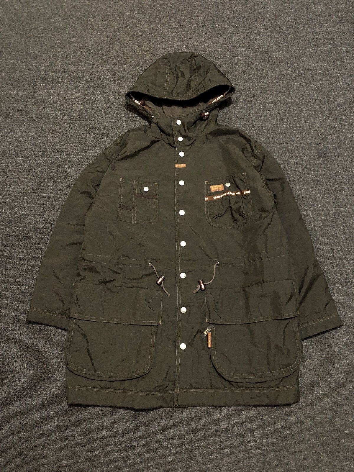 image of Hai Sporting Gear x Issey Miyake 80's Archival Issey Miyake Hai Parka in Brown, Men's (Size Large)