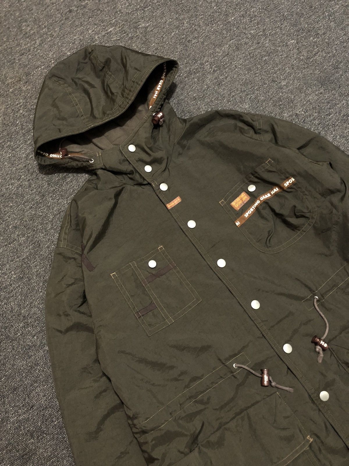 Hai Sporting Gear 80s Archival Issey Miyake Hai Parka Size US L / EU 52-54 / 3 - 3 Thumbnail