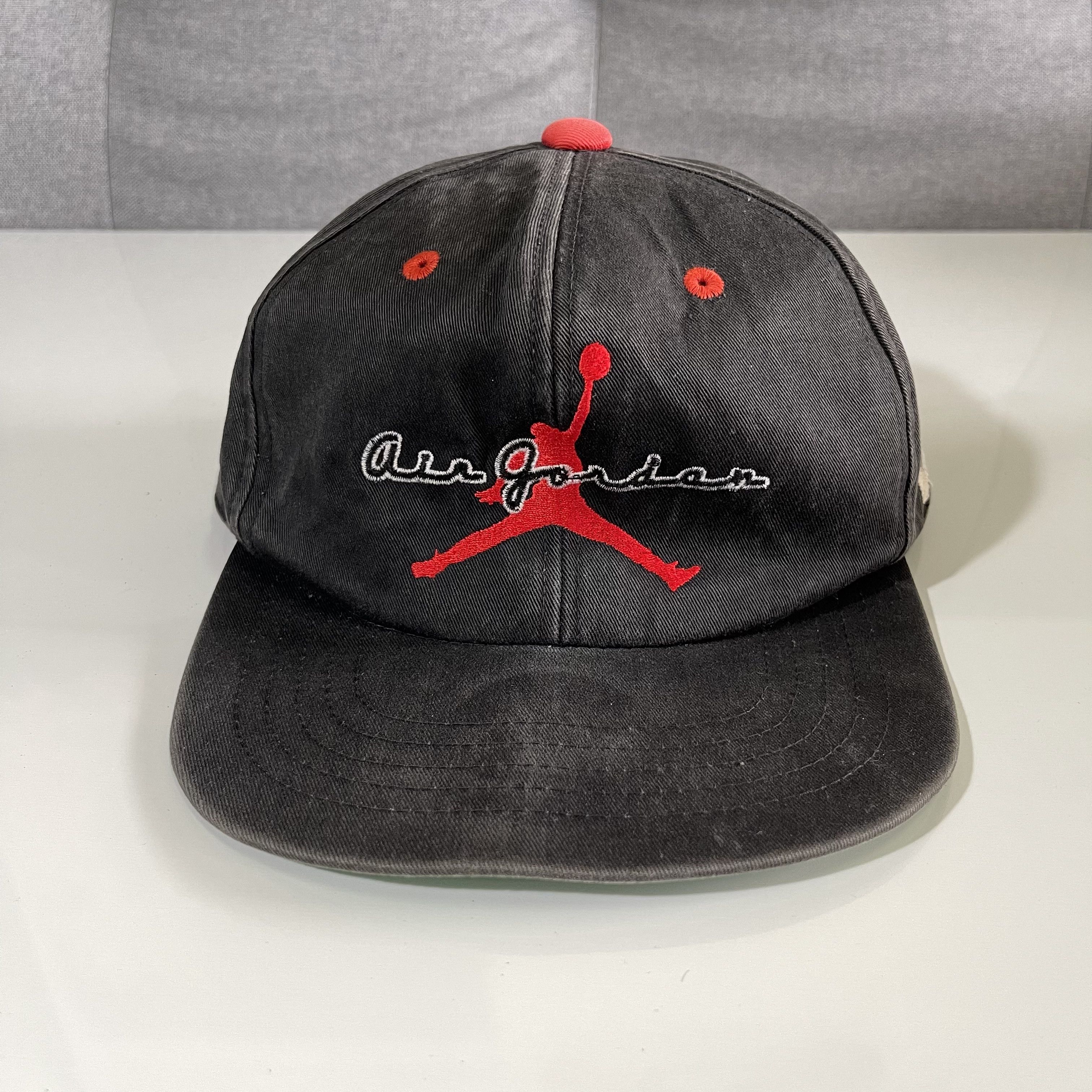 90s Nike AIR Jordan LEGENDARY キャップ Vintage NIKE AIR JORDAN Cap 90s Style Red Big Logo Hat - Etsy