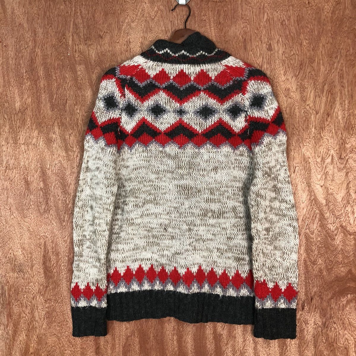 Homespun Knitwear Purple & Yellow Multicolor Knit Sweater cardigan #c816 Size US S / EU 44-46 / 1 - 13 Thumbnail