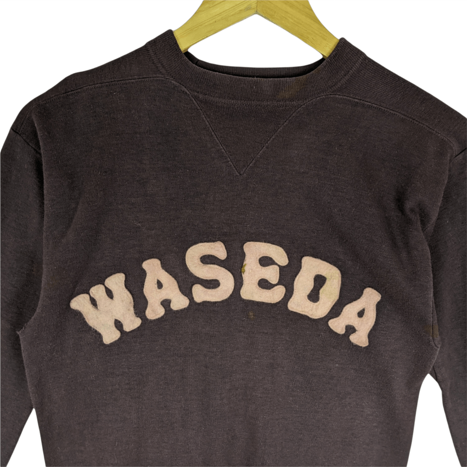 Japanese Brand 70's WASEDA University Nagata Baseball Jumper Sweatshirt Size US XXS / EU 40 - 4 Thumbnail