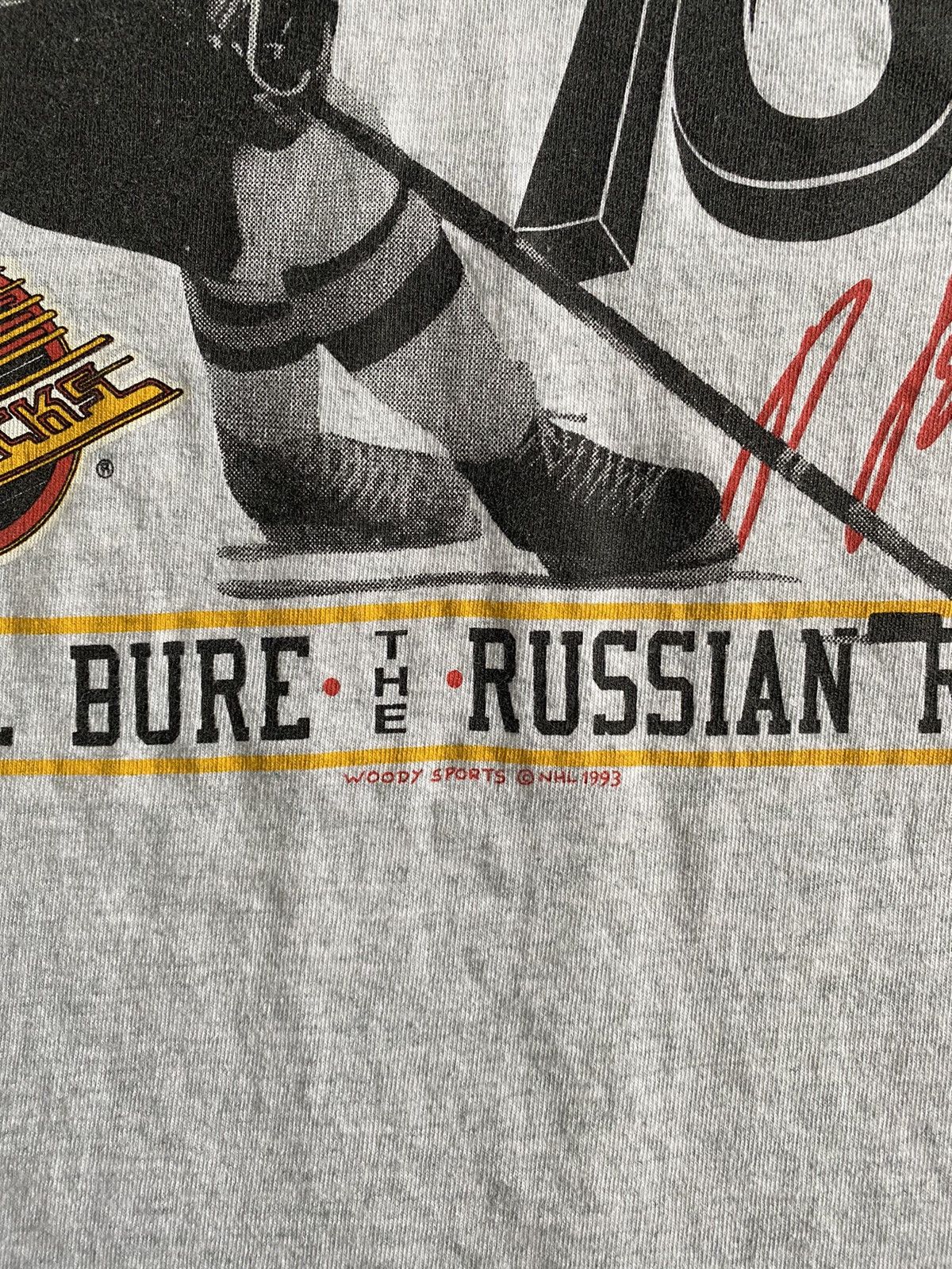 NHL × Vintage Vintage Pavel Bure Vancouver Canucks First to 100 Points Tee Size US M / EU 48-50 / 2 - 6 Thumbnail