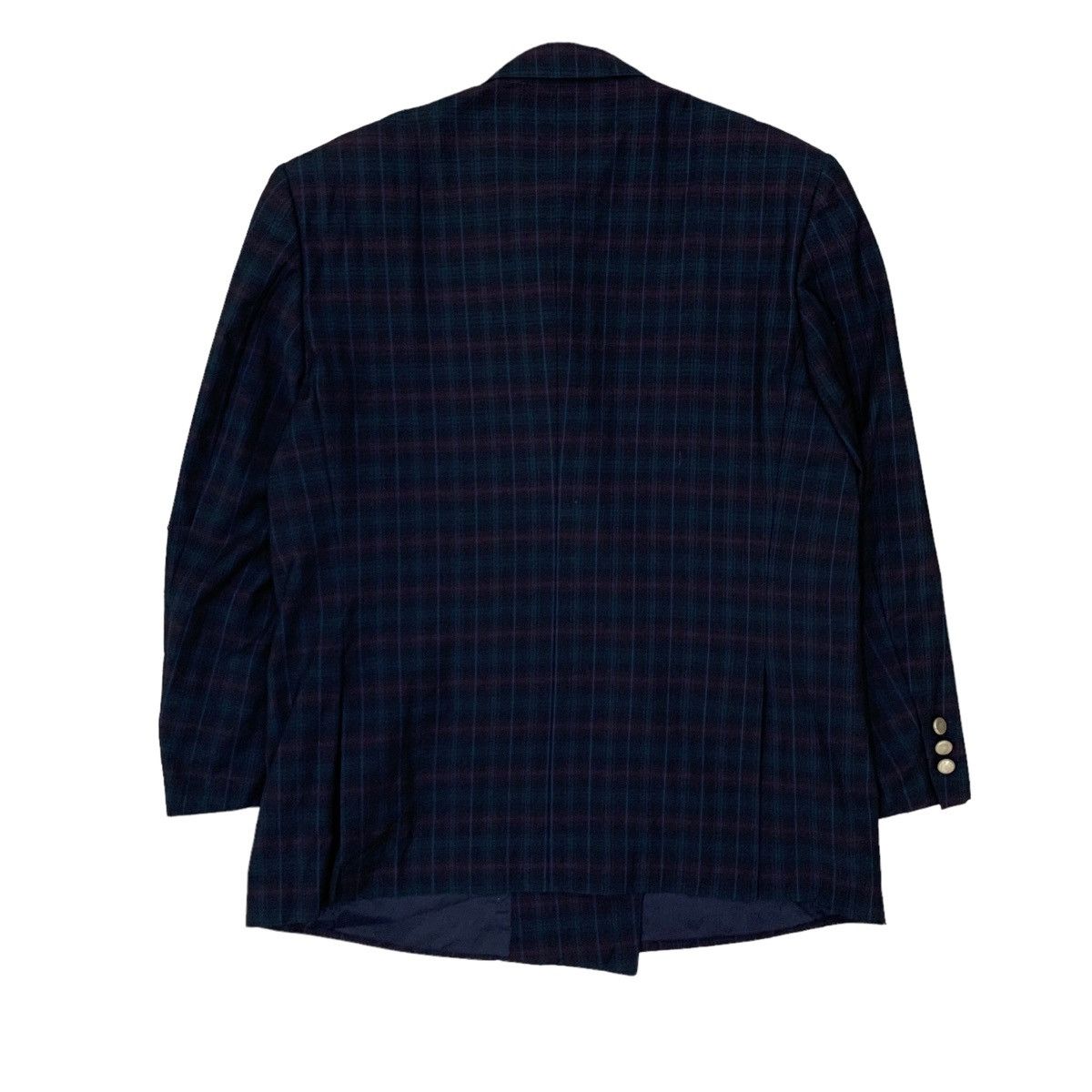 Lanvin Lanvin Paris Wool Checkered Double Breasted Blazer Jacket Size US S / EU 44-46 / 1 - 2 Thumbnail